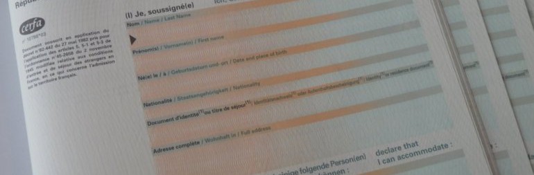 Attestation d’accueil