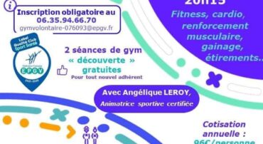 INSCRIPTIONS GYM VOLONTAIRE SAINT-AUBINOISE