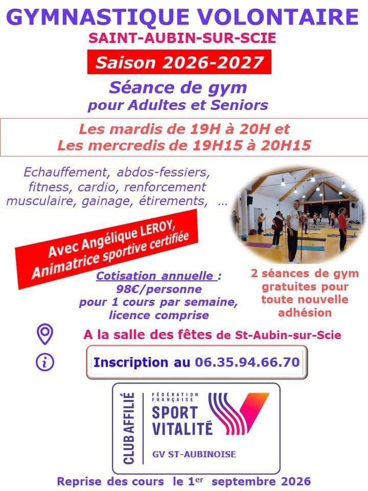 GYM VOLONTAIRE 2026/2027