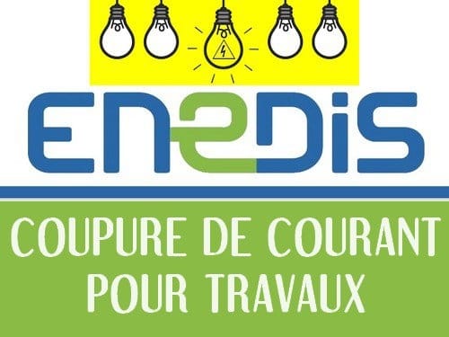 AVIS COUPURES DE COURANT ENEDIS SUR LA COMMUNE