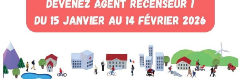 RECRUTEMENT DE 3 AGENTS RECENSEURS