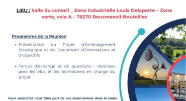 REUNION PUBLIQUE  REVISION DU SCHEMA DE COHERENCE TERRITORIALE – DIEPPE PAYS NORMAND